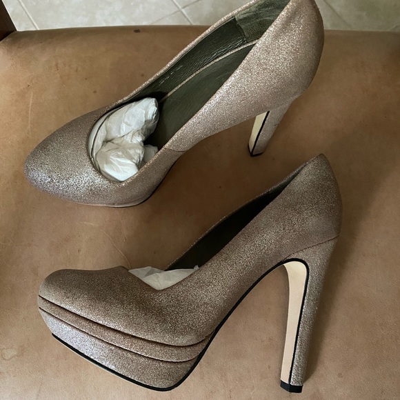 DIESEL METALLIC SHIMMER HEELS - Picture 4 of 8